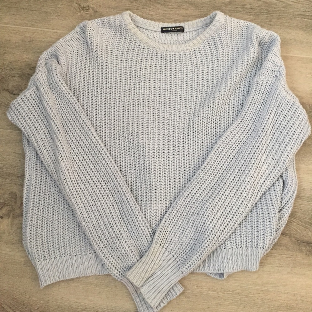 Brandy Melville blue knit sweater